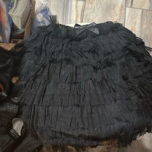 Think Pink Bows Girls Lace Skirt